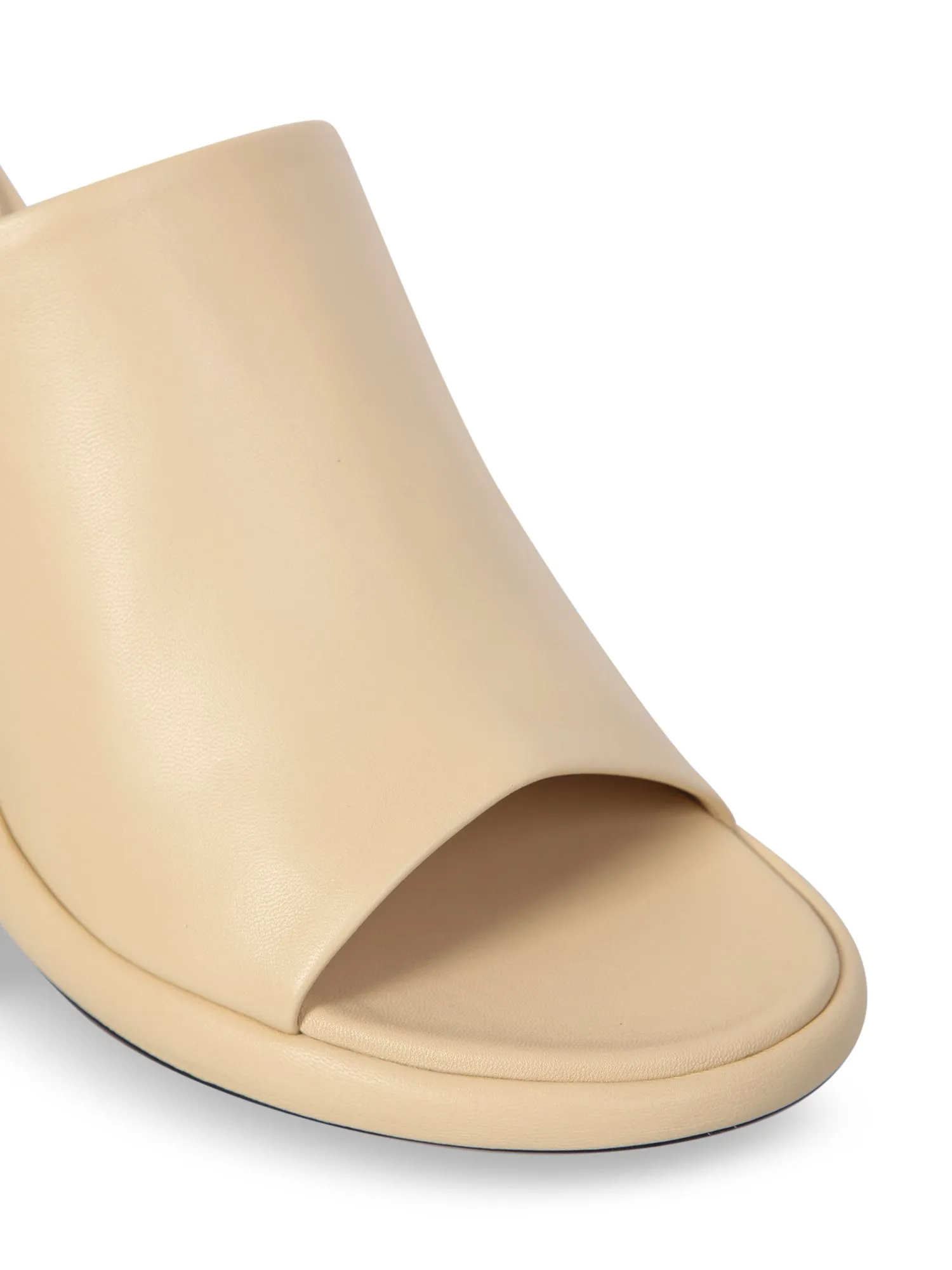 Beige June platform sandals