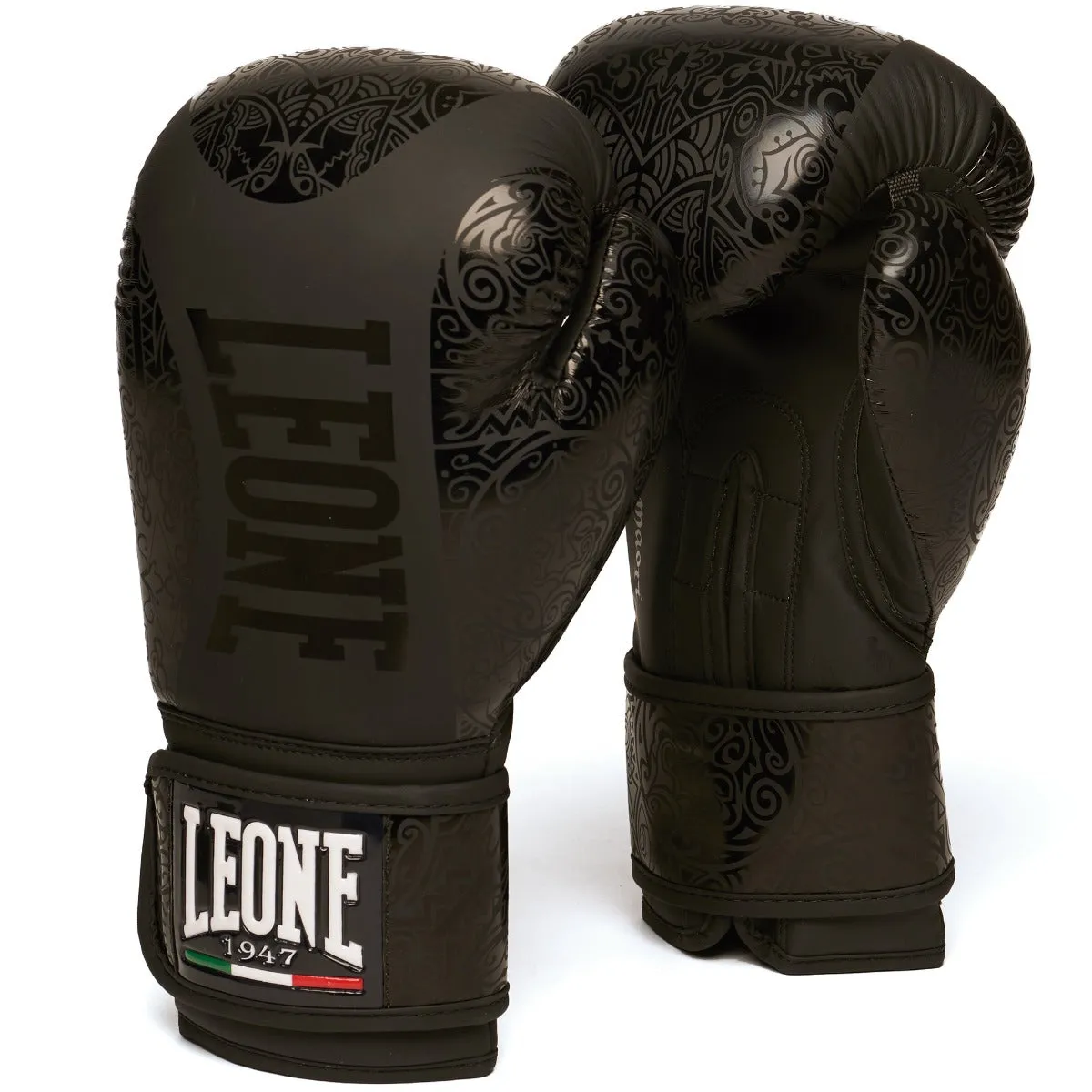 Leone Maori Boxing Gloves Black