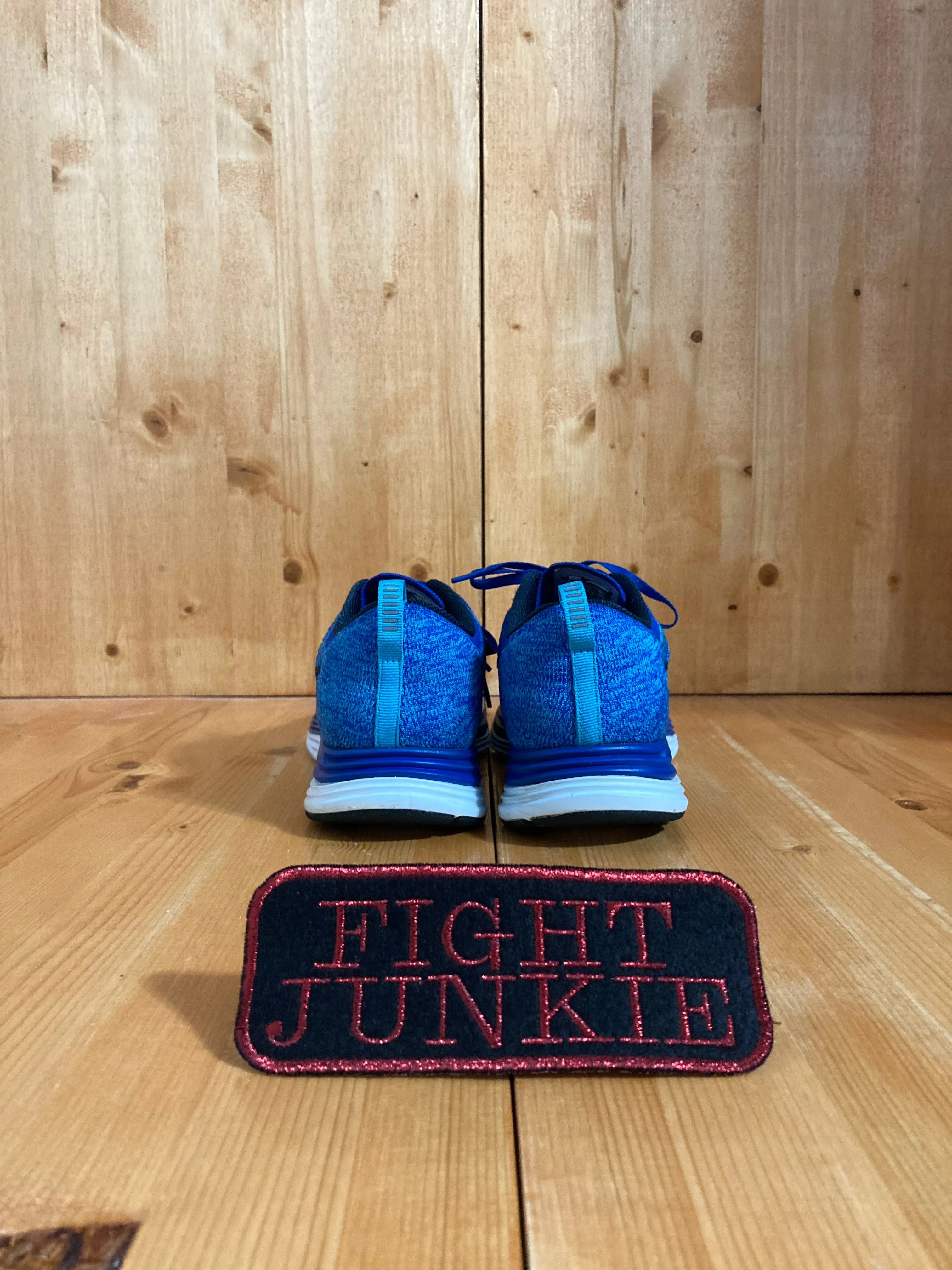 NIKE FLYKNIT LUNAR 1  Mens Size 8.5 Running Training Shoes Sneakers Blue 554887-440