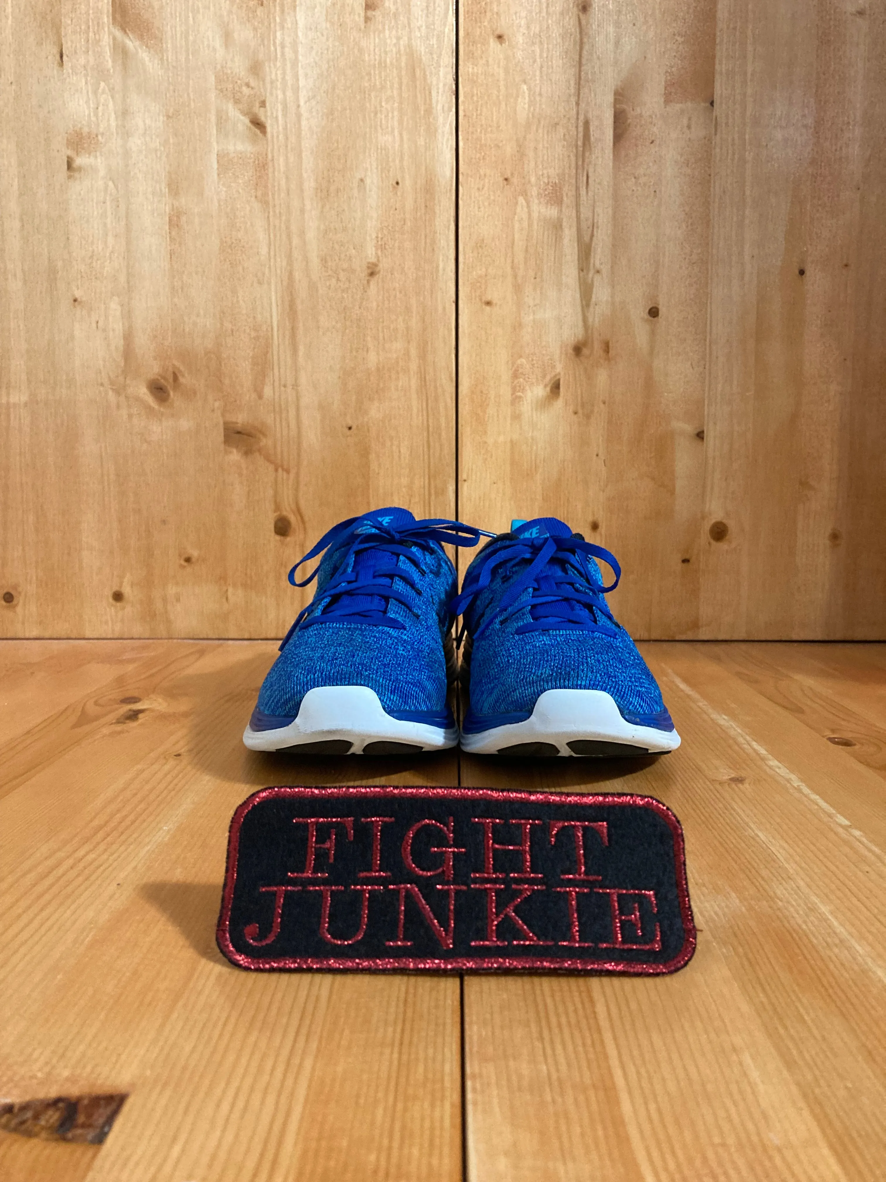 NIKE FLYKNIT LUNAR 1  Mens Size 8.5 Running Training Shoes Sneakers Blue 554887-440