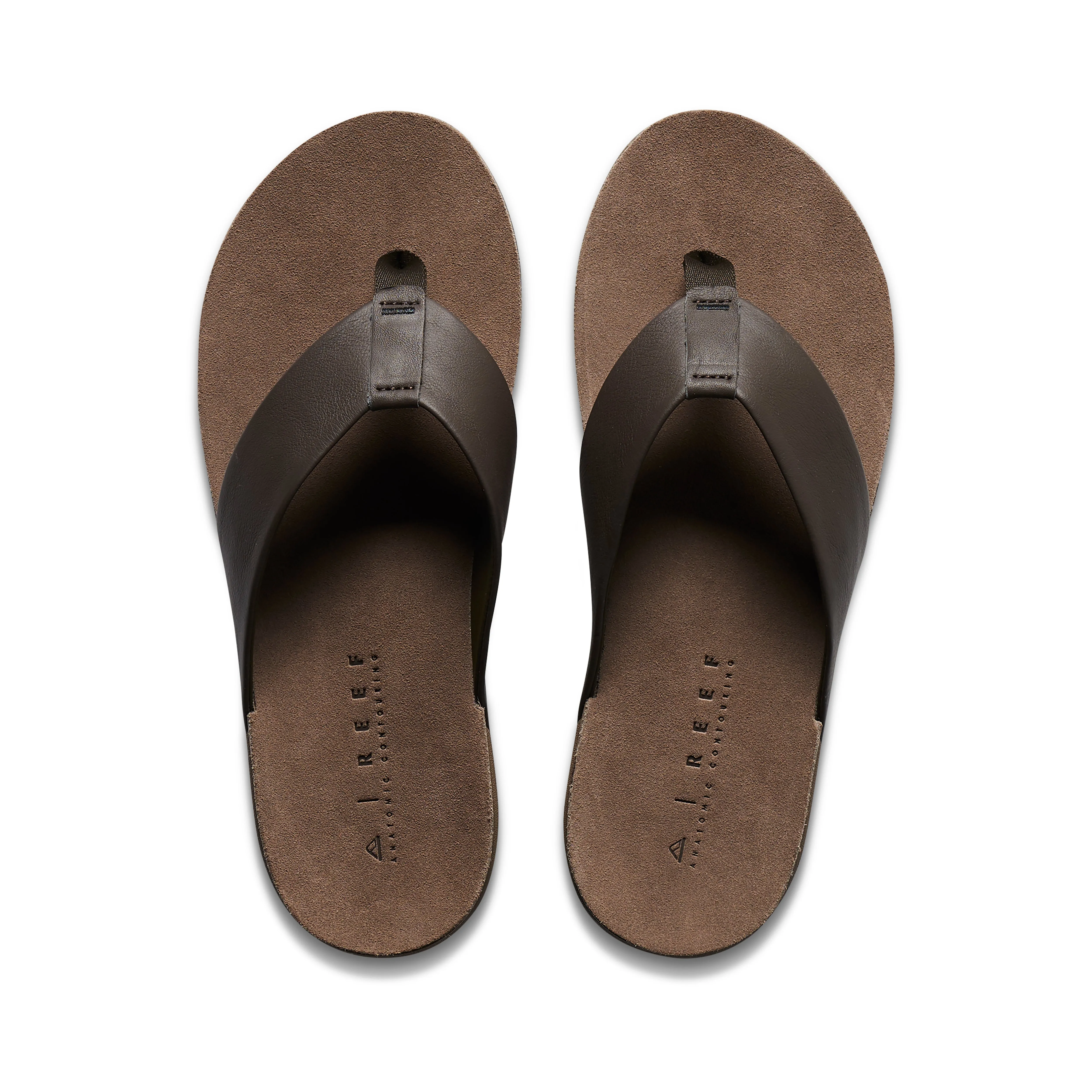 Reef Mens Sandals Ojai Brown Leather